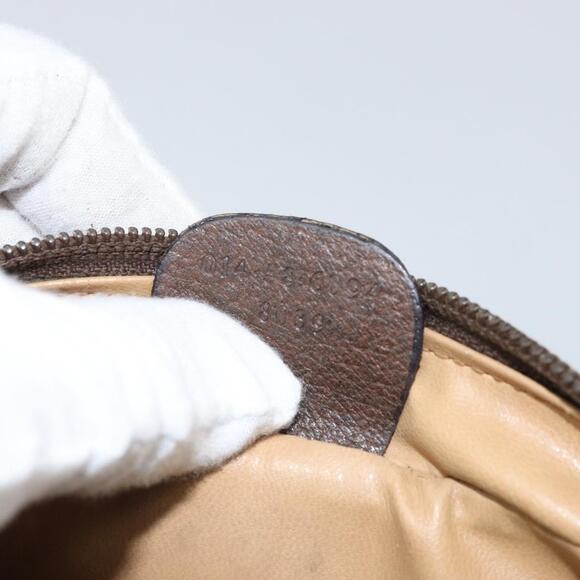 GUCCI GG Supreme Clutch Bag PVC Beige Auth hk3292 - Picture 12 of 16